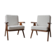 Paire de fauteuils du milieu du siècle