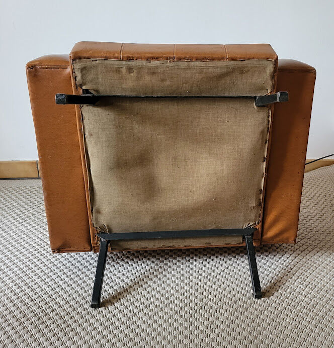 Vintage skai armchair