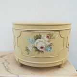 Half moon chest painted wooden