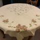 Vintage rectangular tablecloth