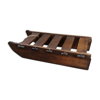 Small schlitte old wooden sled
