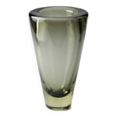 Vase danois Holmegaard en verre soufflé