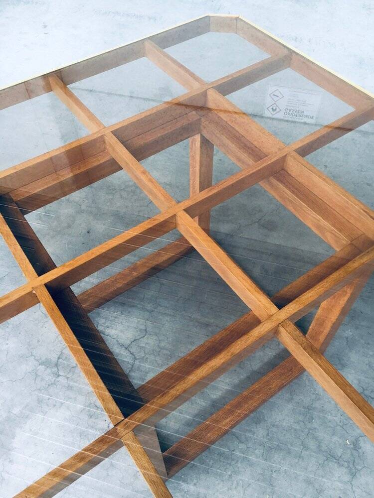 Postmodern Octagonal Square Dining Table, 1980s