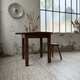 Round oak table 1950