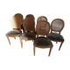 7 chaises médaillon