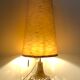 Openwork stoneware lamp foot signed Agnès Escalas, 1970