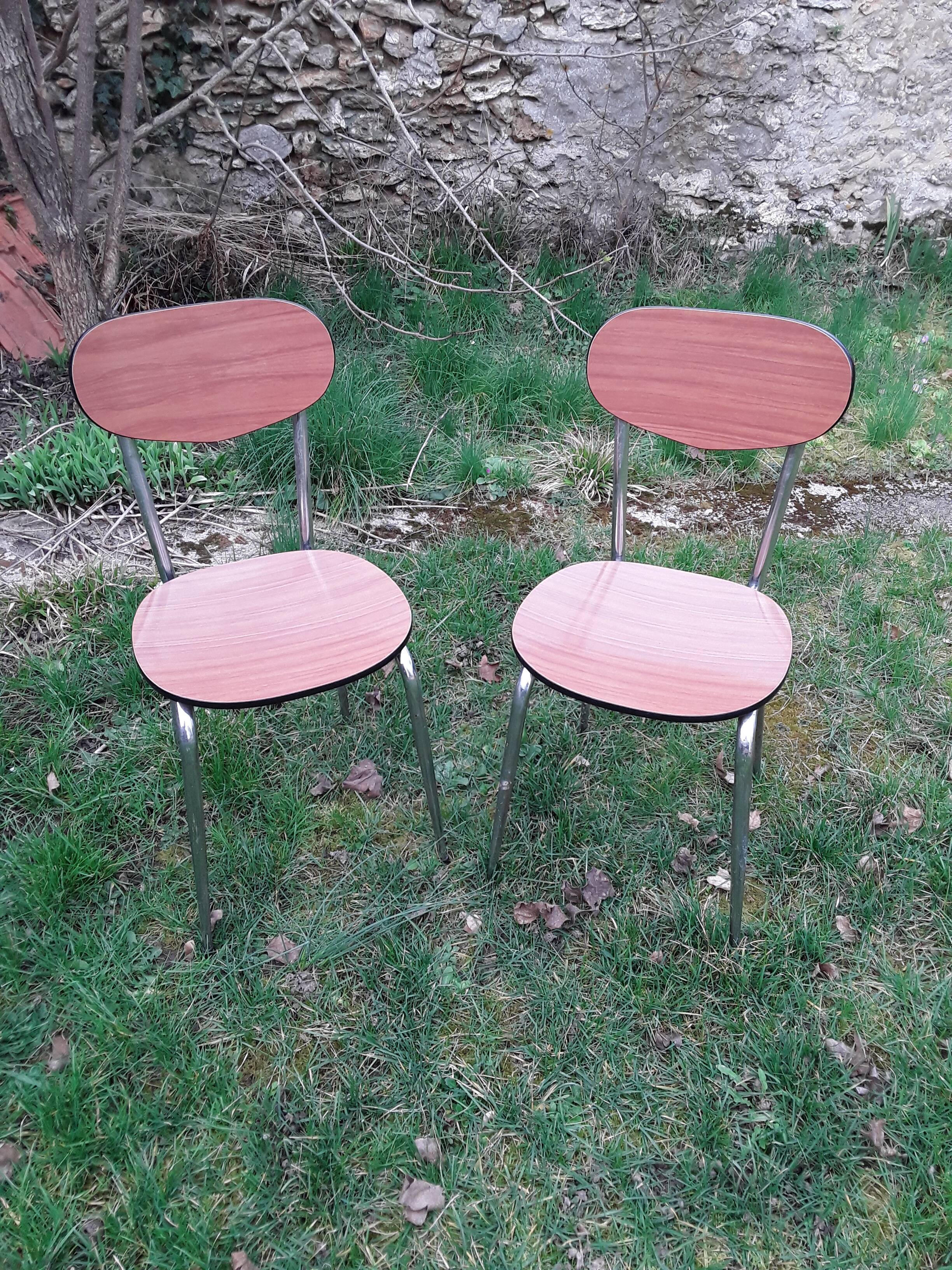 Chairs in formica