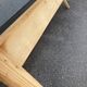 Large black patinated tray table