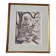 Gravure / burin original de JB Tavy Notton, "Le troglodyte", circa 1970