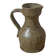Ceramic pitcher vase with handle handmade pottery artisanal manufacturing Scandinavian country decoration