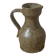 Ceramic pitcher vase with handle handmade pottery artisanal manufacturing Scandinavian country decoration
