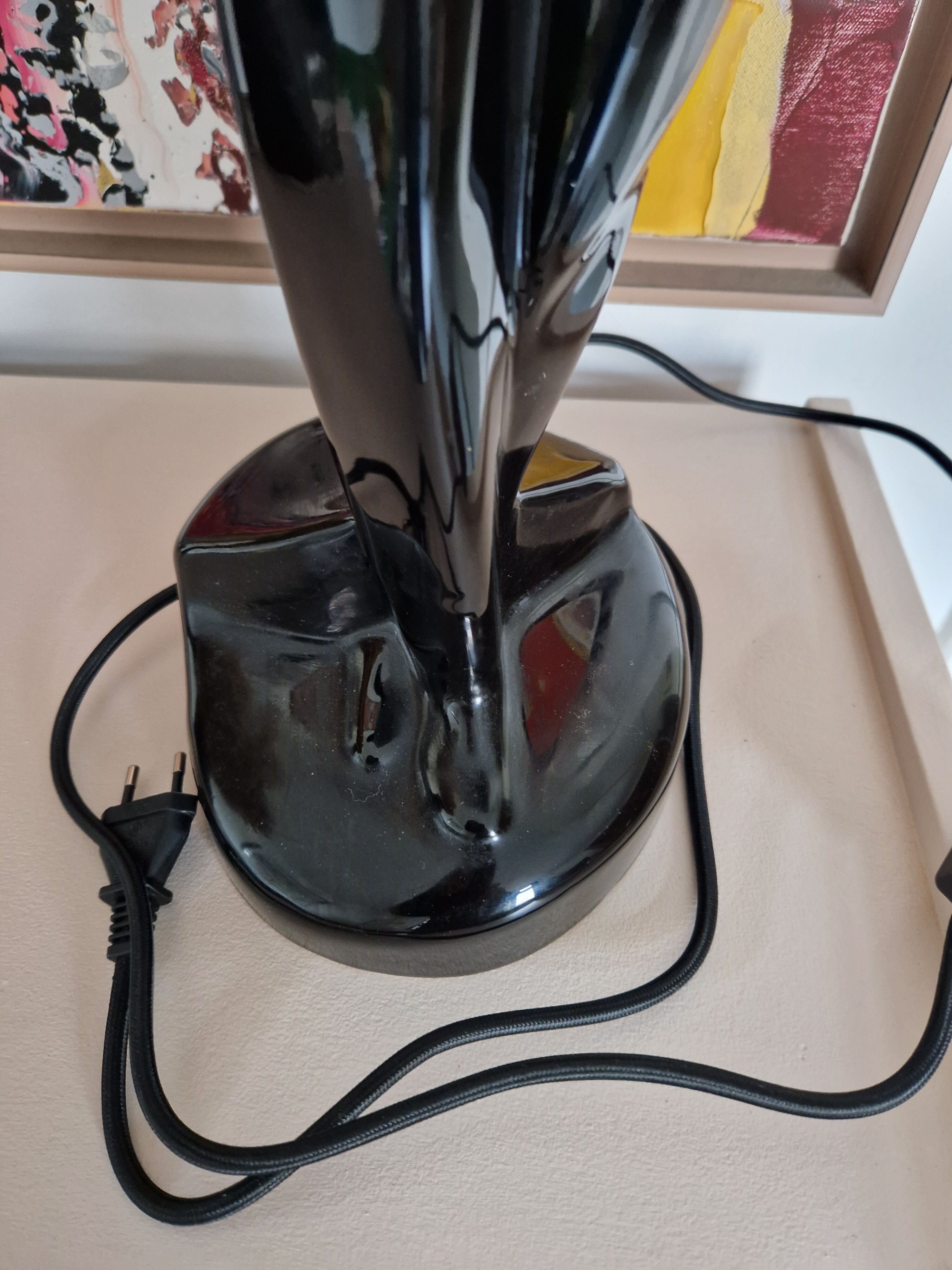 Ceramic lamp by VL Hollande 1970