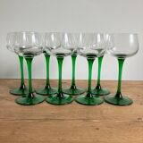 8 glasses of Alsace wine