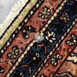 Vintage Hand-Woven Oriental Middle Eastern Zanjan Hamadan Rug, 1960s