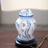 Porcelain table lamp, 1980s