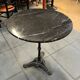 Black marble table