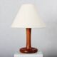 Lampe de table danoise Teck Dyrlund années 60 70