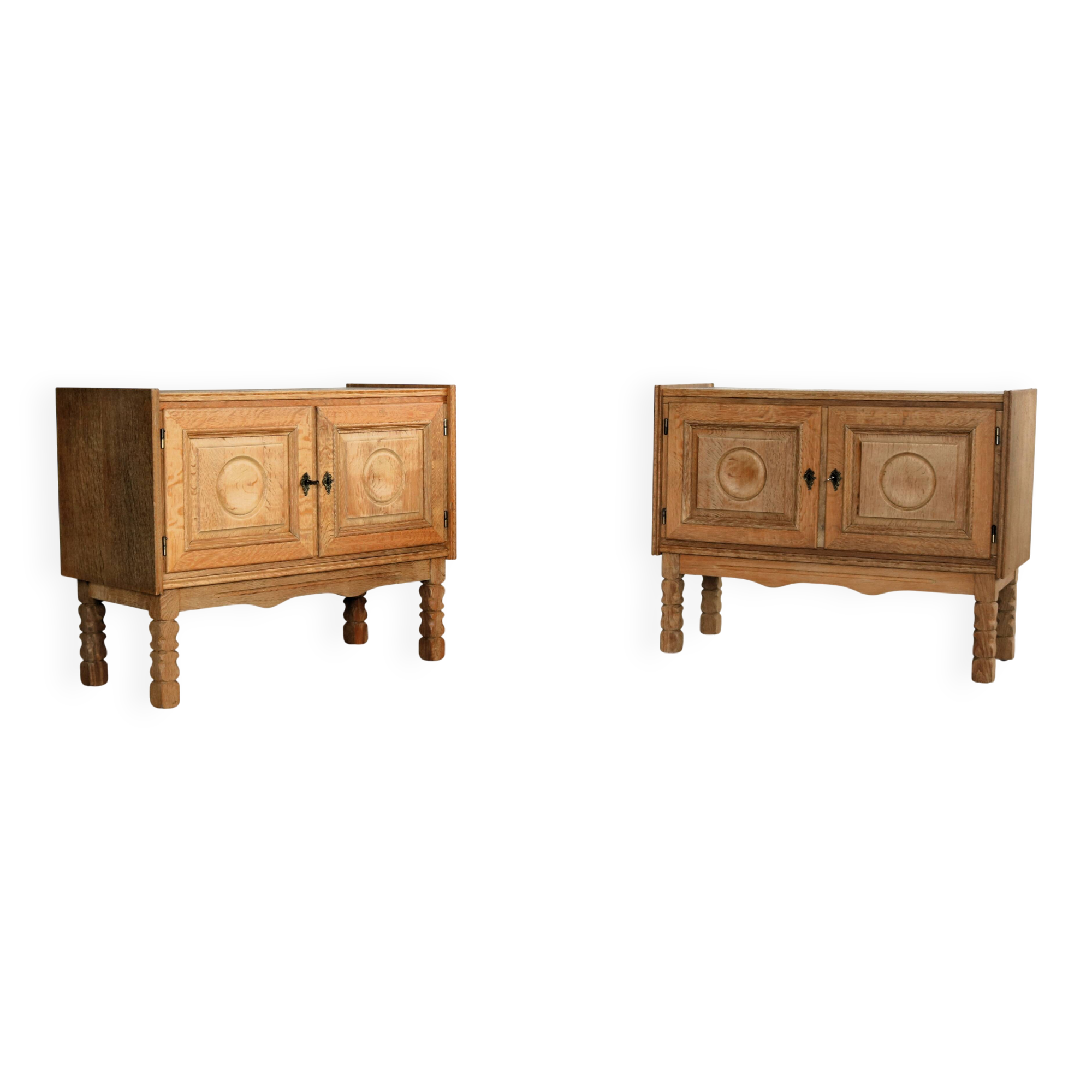 Brutalist sideboards | cabinets | 1960s | Danish
