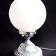 Large ball lamp and silver