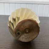 Indian brass swirl vase