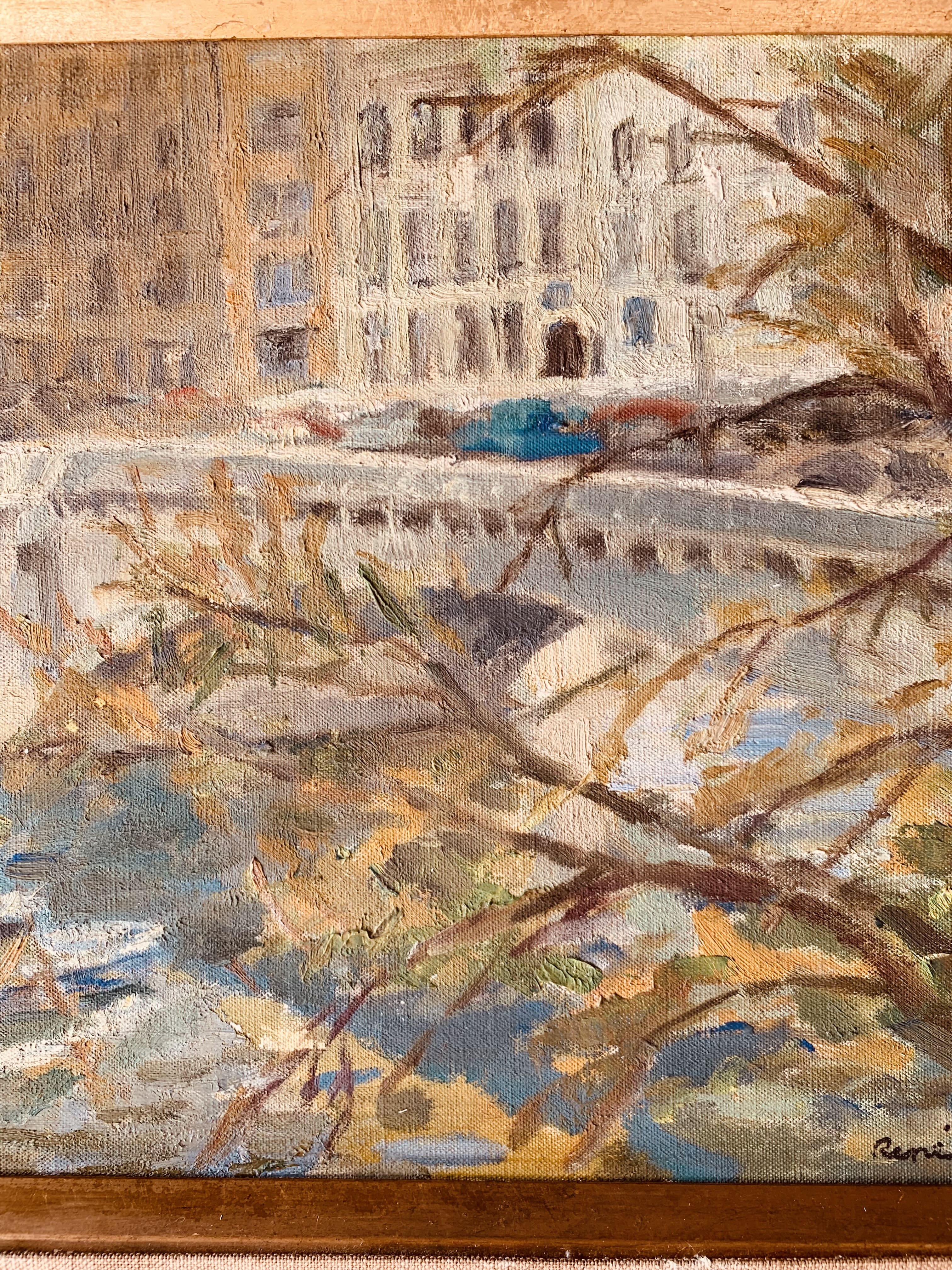 Tableau de René Levrel - « Pont de la Tournelle »