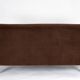 Magnificent vintage 1960s chocolate brown velvet sofa – unique piece.
