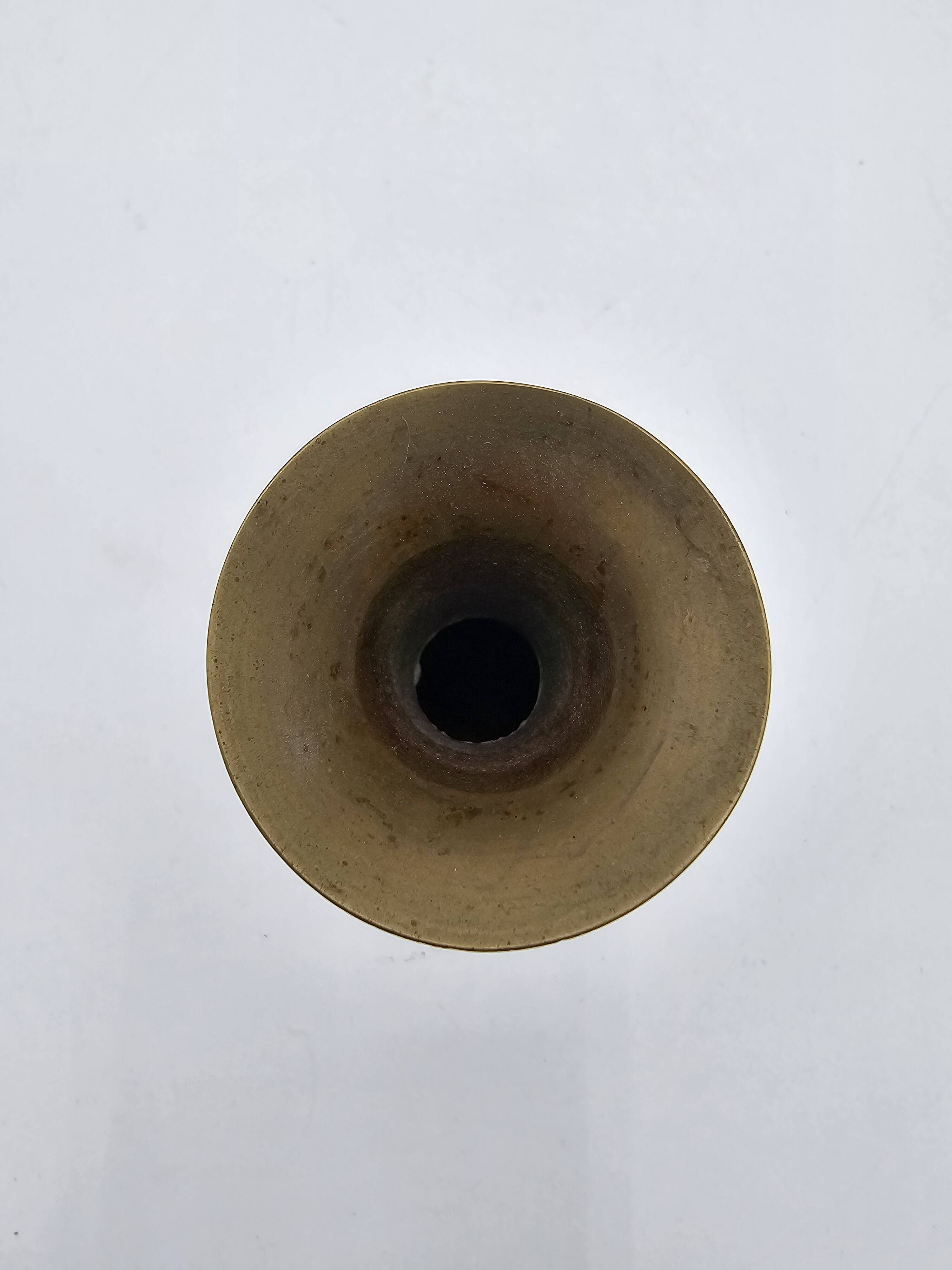 Indian vase with flower decoration