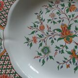 Flat 30 cm hollow service Gien Rouen St-Hay numeroté