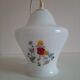 Opaline pendant lamp decorated with children's scenes 60s-70s