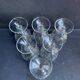 Port wine service – Blown, engraved and cut crystal – Art Deco