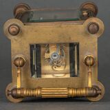 Clock Tiffany & Co New York officer's clock skeleton columns