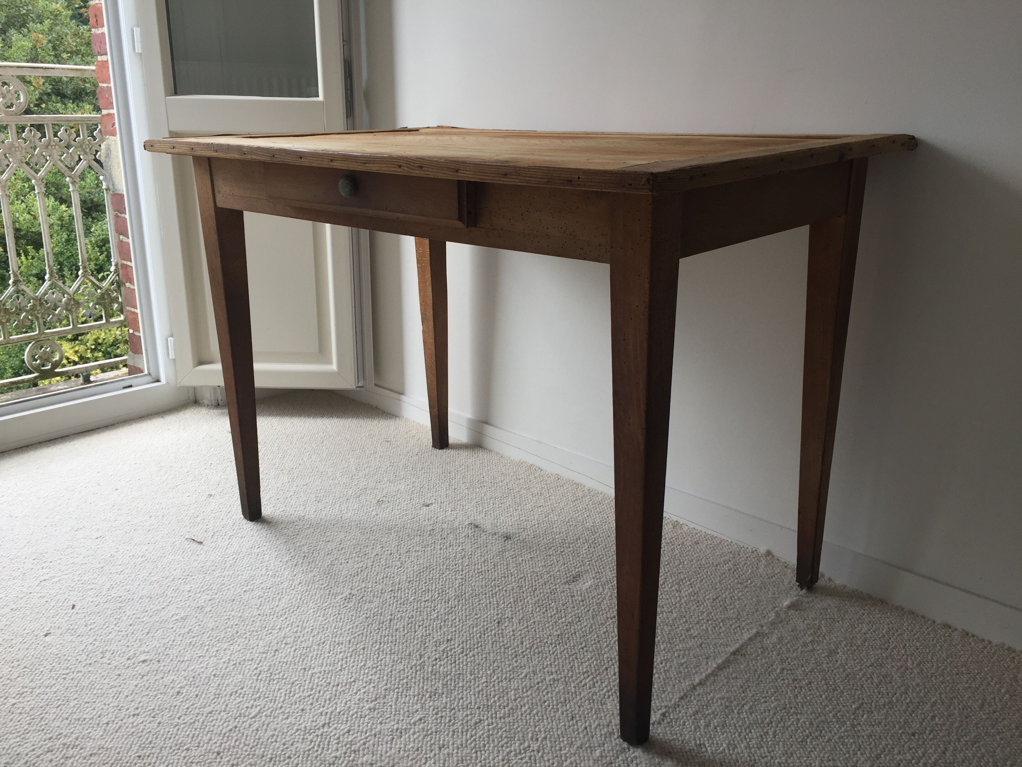 Wooden kitchen table