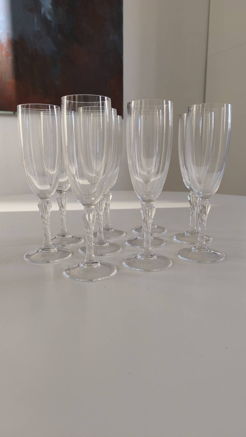 Set de 10 flûtes à champagne