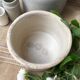 Natural glazed earth pot