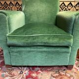 Pair of Art Deco club armchairs