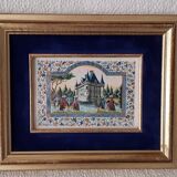 Miniature of the castle of Azay-le-Rideau by Lucy Boucher.