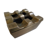 Scandinavian design ashtray in vintage bronze Ultima an 70