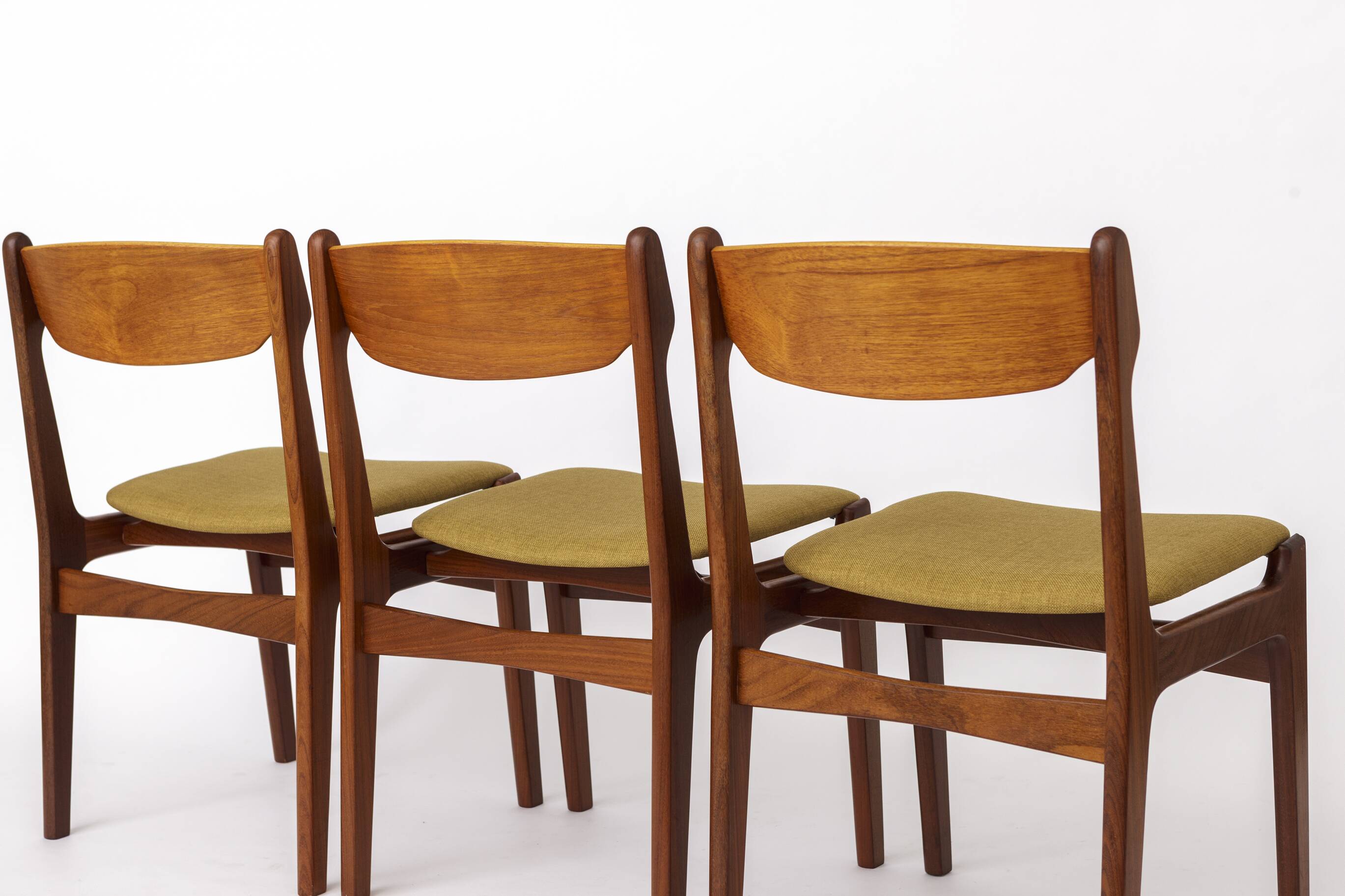 Set of 4 Teak Dining Chairs in the Style of Erik Buch, Mid-Century, 1960s