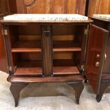 Pair of mahogany bedsides 1940s