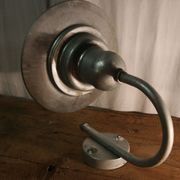 Galvanized aluminum farm wall light