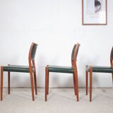 3 x chaises Niels Møller modèle 80