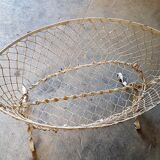 Old wrought iron cradle