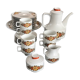 Seventies porcelain tea or coffee set