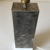 Pied lampe en inox design annees 70