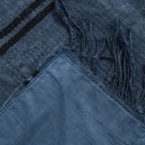 Blue & Black Striped Kilim Rug, 163x237Cm