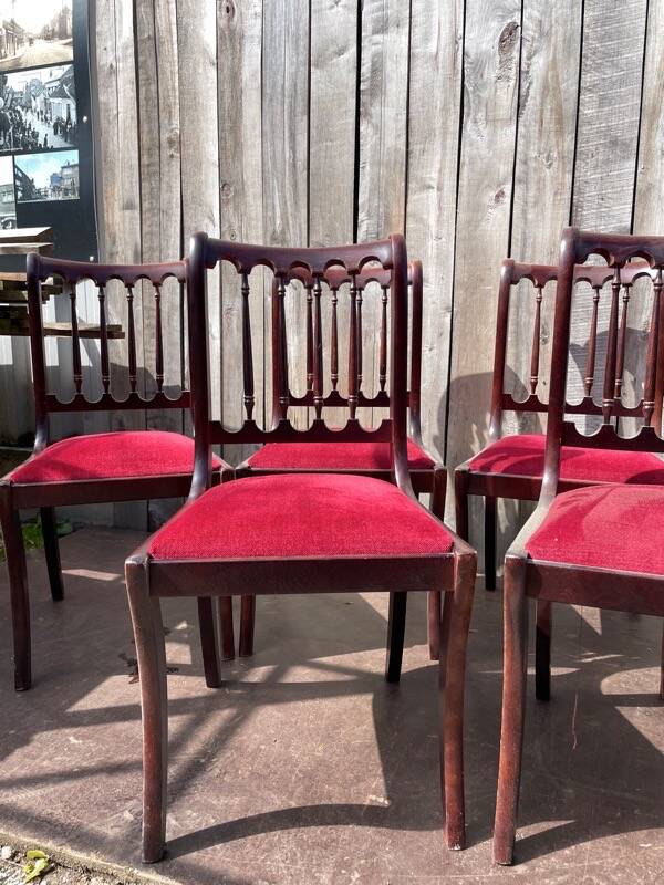 Vintage Napoleon III-style chairs, 1960s