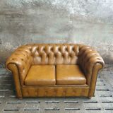 Old Chesterfield sofa 2 seater 140 cm
