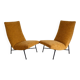 Pair of armchairs by Genevieve Dangles and Christian Defrance