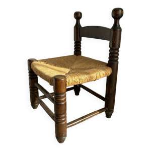 Chaise basse, de cheminée