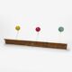 Wooden coat rack